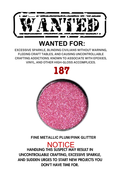 187 – Plum Metallic Fine