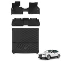 3W BMW iX 2022-2025 Custom Floor Mats / Trunk Mats TPE Material & All-Weather Protection Vehicles & Parts 3Wliners 2022-2025 iX 2022-2025 1st&2nd Row+Trunk Mat