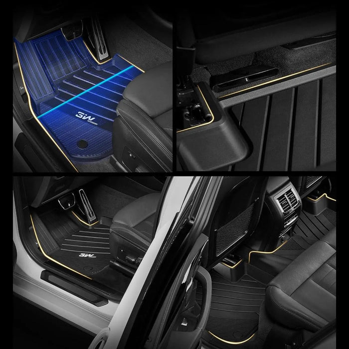 3W BMW 2019-2024 X4 M M40i xDrive30i Floor Mats TPE Material & All-Weather Protection Vehicles & Parts 3Wliners