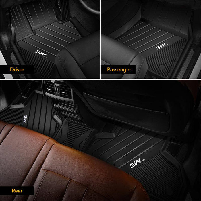 3W BMW X5 2014-2018 Custom Floor Mats / Trunk Mat TPE Material & All-Weather Protection Vehicles & Parts 3Wliners