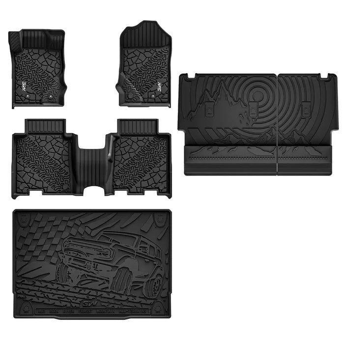 Standard / Floor Mats + Trunk Mat with Seat Back Protector