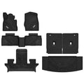 3W Ford Explorer 2020-2026 Floor Mats 6-Seat (Includes Hybrid) Thorex™ All-Weather Protection - 3Wliners