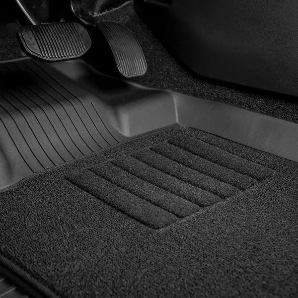 3W Ford F150 Custom Floor Mats F-150 Lightning SuperCrew Cab 2015-2025 Thorex™ All-Weather Protection - 3Wliners