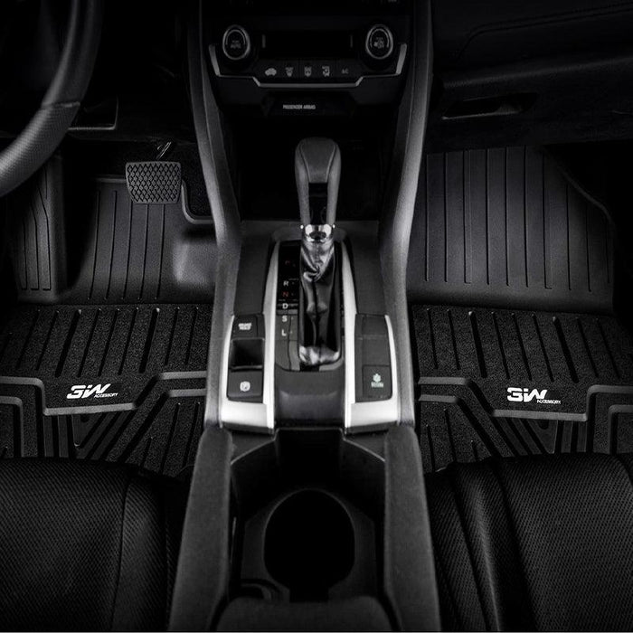 3W Honda Accord 2018-2022 Hatchback Coupe Sedan (Include Hybrid Model) Custom Floor Mats TPE Material & All-Weather Protection Vehicles & Parts 3Wliners