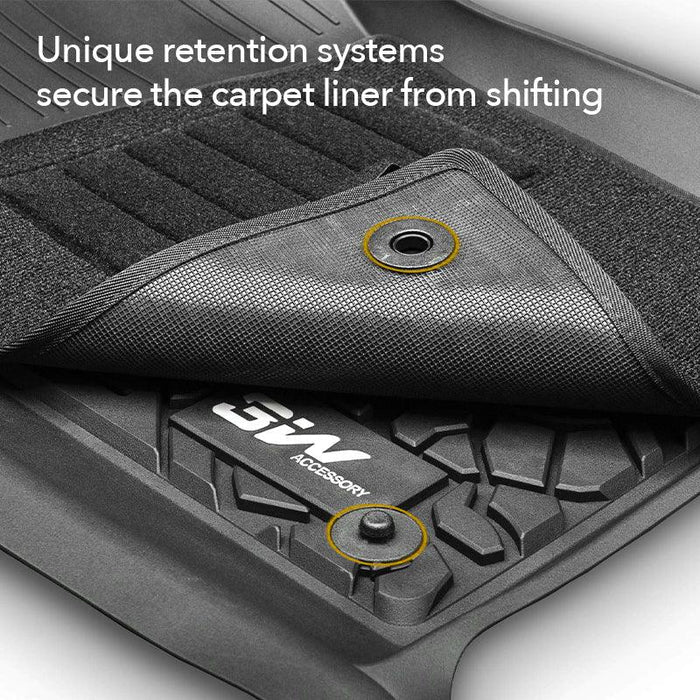 3W Honda Accord 2018-2022 Hatchback Coupe Sedan (Include Hybrid Model) Custom Floor Mats TPE Material & All-Weather Protection Vehicles & Parts 3Wliners