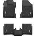 3W Jeep Compass 2017-2025 Custom Floor Mats TPE Material & All-Weather Protection Vehicles & Parts 3Wliners 2017-2024 Compass 2017-2024 1st&2nd Row Mats