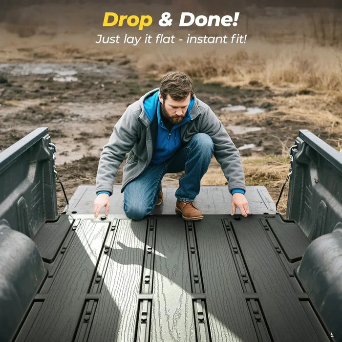 3W Jeep Gladiator 2020-2024 JT Custom Floor Mats TPE Material & All-Weather Protection Vehicles & Parts 3Wliners 2020-2024 Gladiator 2020-2024 Bed Mat