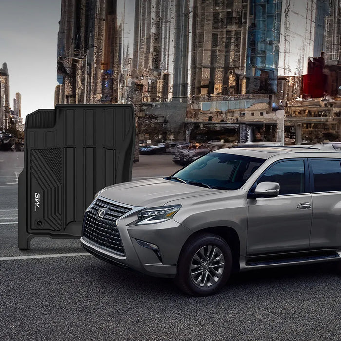 3W LEXUS GX460 2014-2023 (Only for 5 Seats) Custom Floor Mats TPE Material & All-Weather Protection Vehicles & Parts 3Wliners
