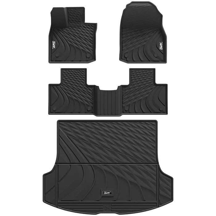 3W Lexus RX 2023-2025 RX/RX350/RX350h/RX500h (Not for RX450h+ PHEV) Custom Floor Mats Trunk Mats Set Thorex™ All-Weather Protection
