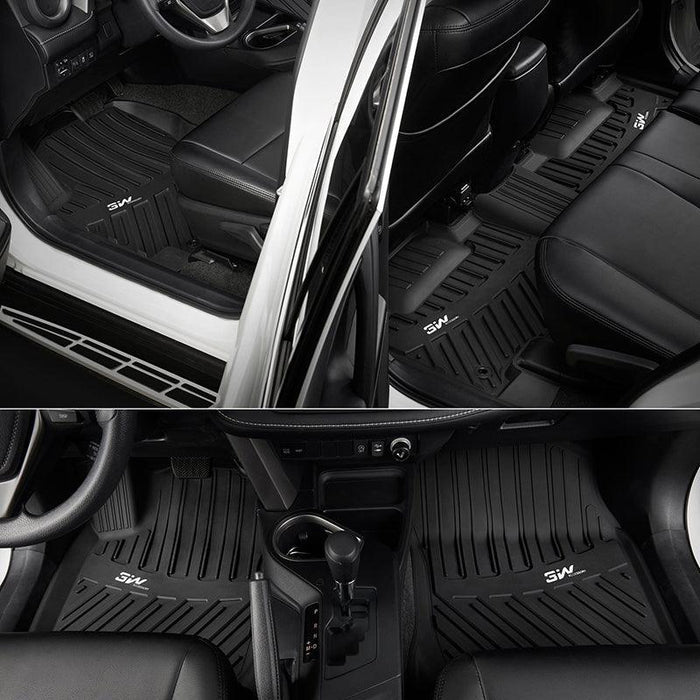 3W Toyota RAV4 2019-2024 Custom Floor Mats Cargo Liner TPE Material & All-Weather Protection Vehicles & Parts 3Wliners