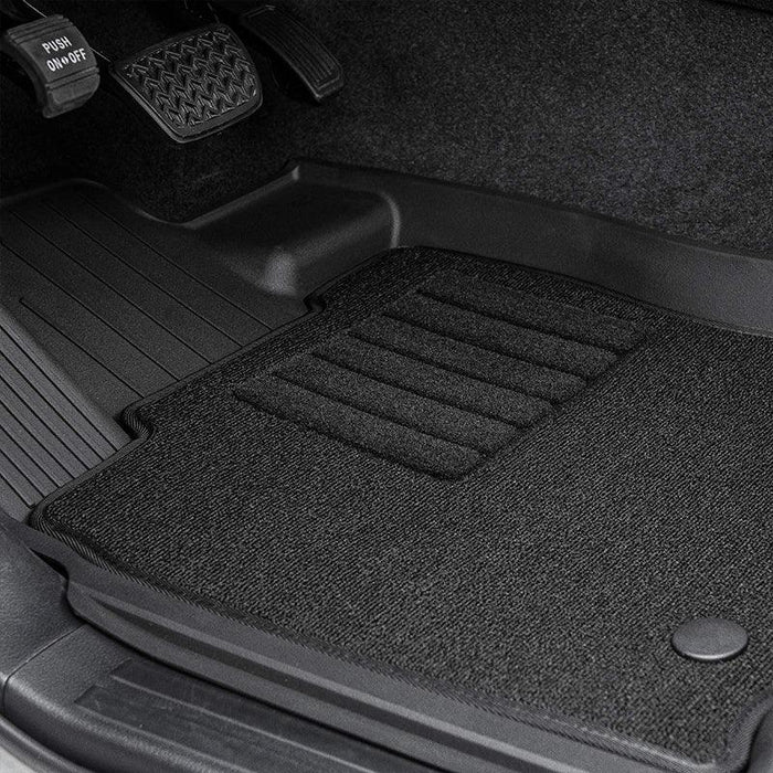 3W Toyota Tundra 2014-2021 (Only for CrewMax Cab) Custom Floor Mats TPE Material & All-Weather Protection Vehicles & Parts 3Wliners