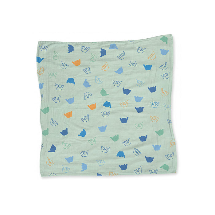 47in Shaka Puff Muslin Blanket