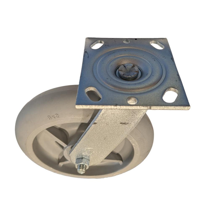 8" x 2" Colson Performa Wheel Swivel Caster - 600 lb capacity detail view