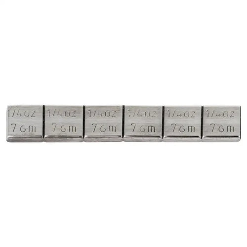 AA 0.25 oz Uncoated Wheel Weight (Lead) - 7gm/.25oz / 1/2W /
