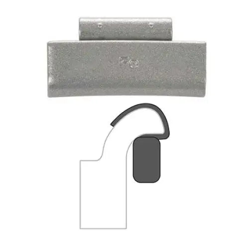 AA EN Clip-On Wheel Weight (Steel / 25/Box) - 10 gm / 0.25