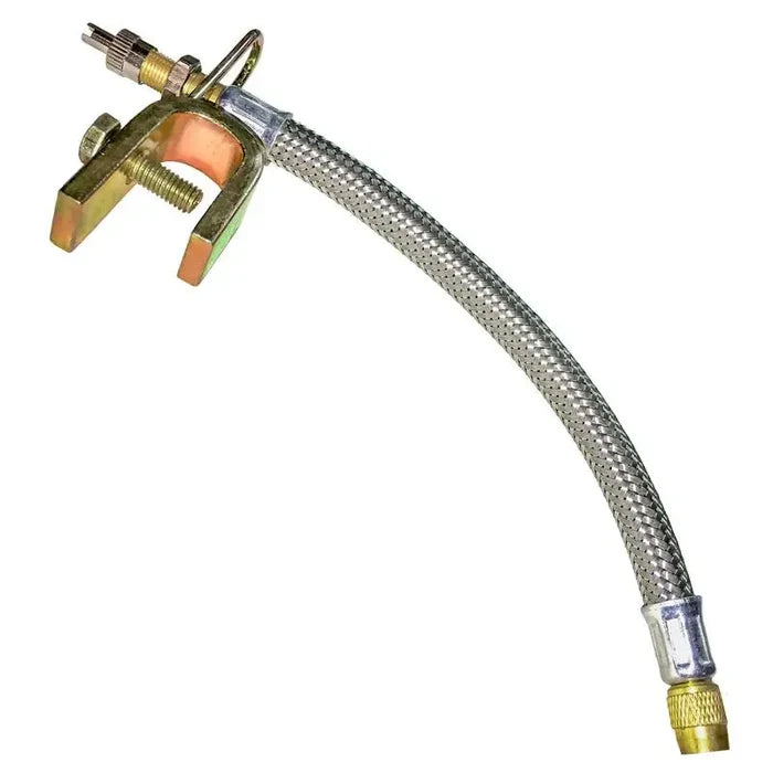 AA Flexible Truck Valve Extension - Braided Steel (Ea) - 7.5