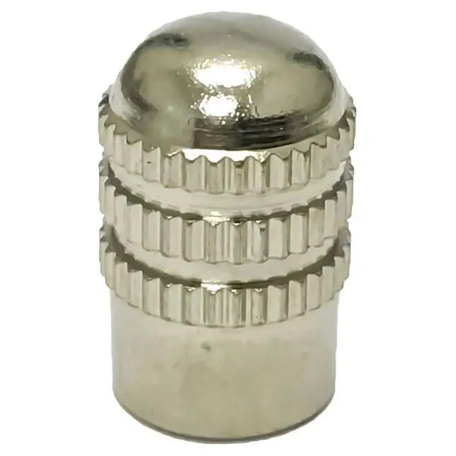 AA HD Long Skirted Metal Dome Valve Caps (Bag of 100) - Tire