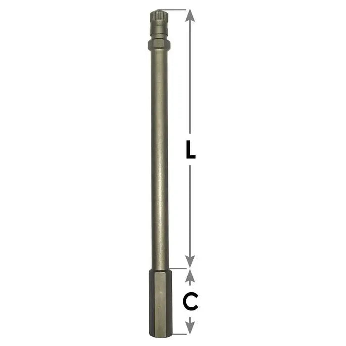 AA Metal Truck Valve Extension (ea.) - Tire Valves