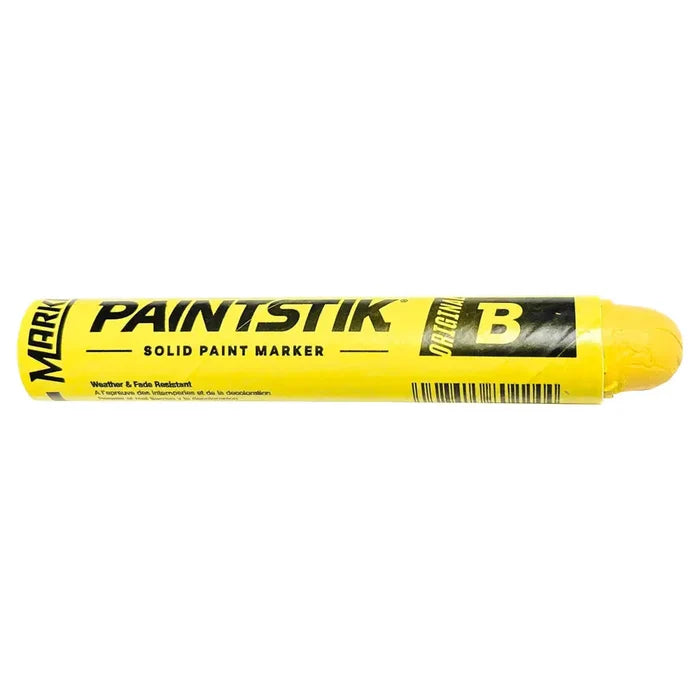 AA Round Tire Marking Crayons (12/Box) - Yellow - Tire