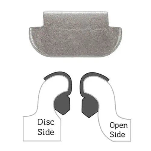 AA TAL Coated Clip-On Wheel Weight (Lead / 25/Box) - 2 oz /