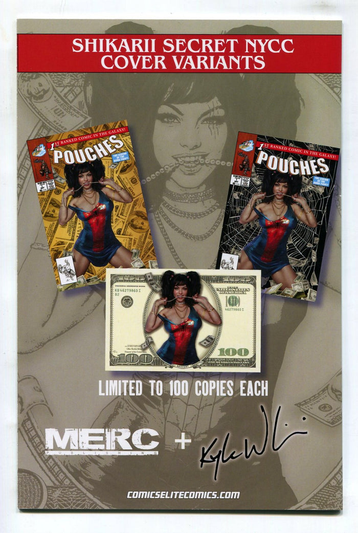 Adventures Of Wyatt & Pouches #1 NYCC Shikarii LE 100 NM Katfight Power Hour