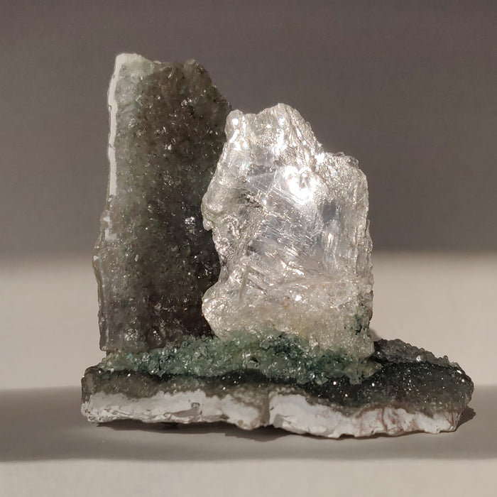 Amethyst & Selenite Sculpture (#1) - Simply Affinity