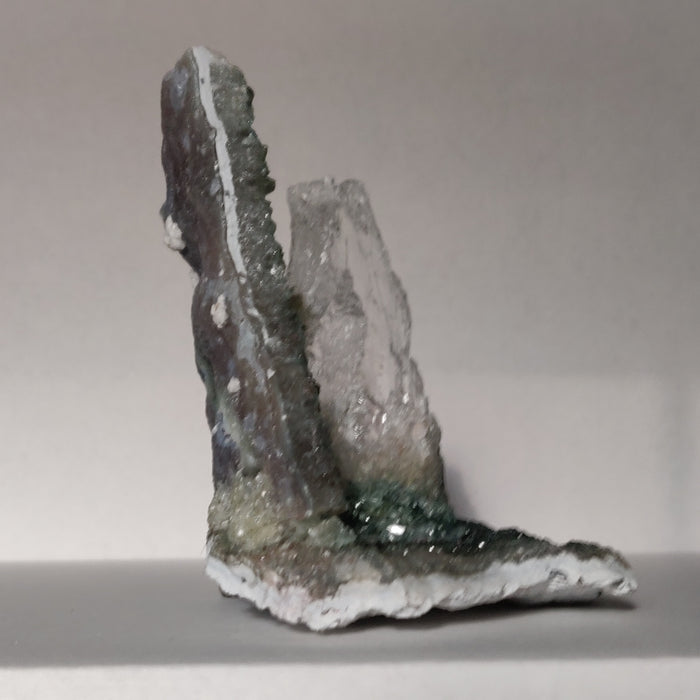 Amethyst & Selenite Sculpture (#1) - Simply Affinity