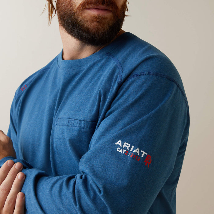 Ariat FR Air Crew T-Shirt-Key Largo Heather