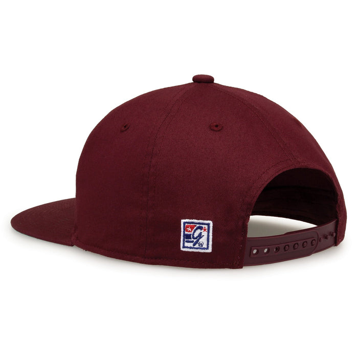 Arizona State Sun Devils Retro Circle Snapback - Maroon, rear view