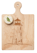Artisan Maple Paddle Board | Lighthouse | 9 x 6"