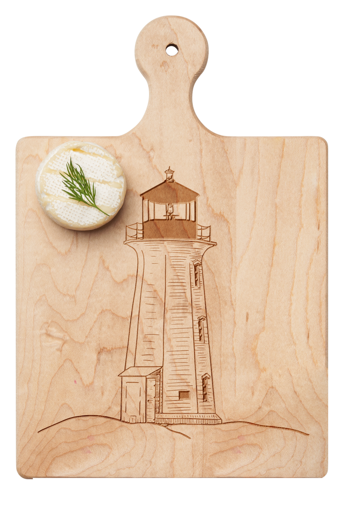 Artisan Maple Paddle Board | Lighthouse | 9 x 6"