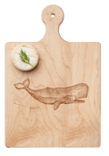 Artisan Maple Paddle Board | Whale | 9" x 6"