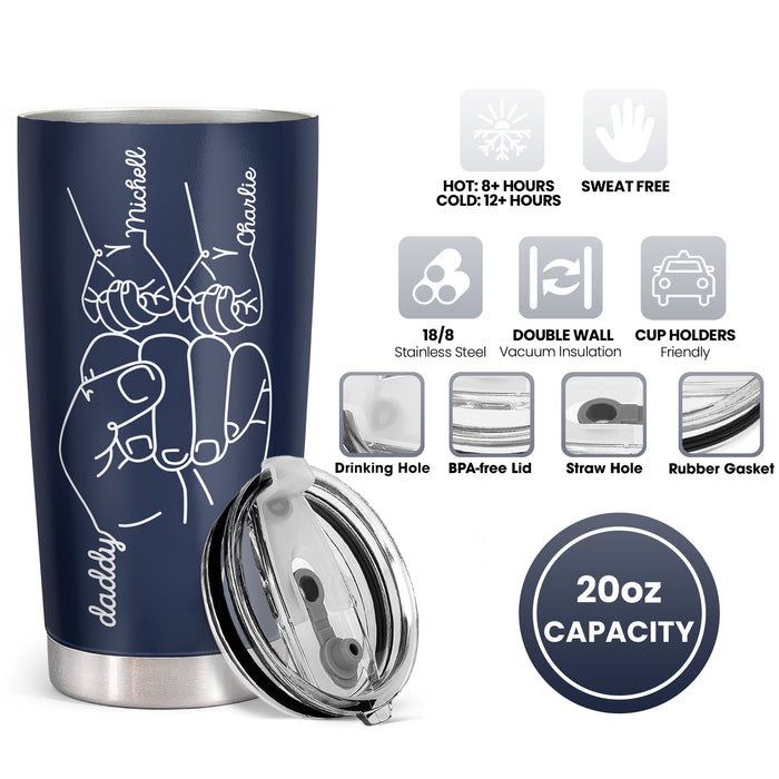 At Least You Don't Have Ugly Children - Personalized Custom Tumbler - Gift For Dad, Father