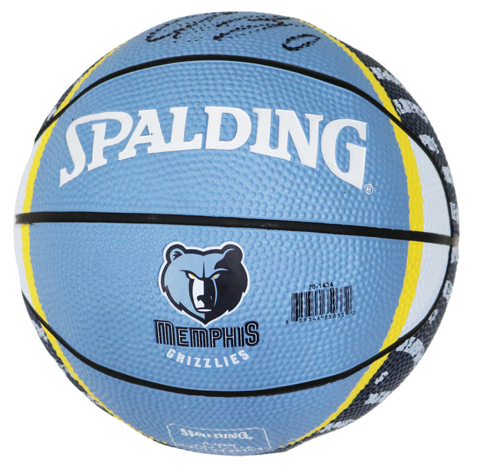 Avery Bradley Memphis Grizzlies Signed Autographed Spalding Grizzlies Logo Mini Basketball Witnessed COA