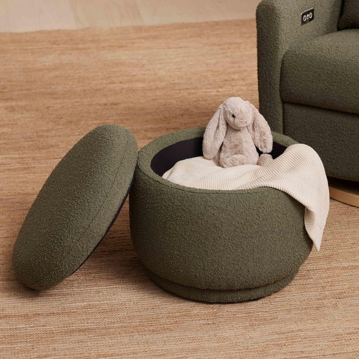 Babyletto Ottomans Babyletto Enoki Storage Ottoman in Boucle