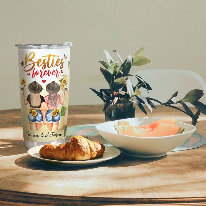 Besties Forever - You Are The Sister I Got To Choose - Personalized Custom Tumbler - Birthday Gift For Sister, Best Friend