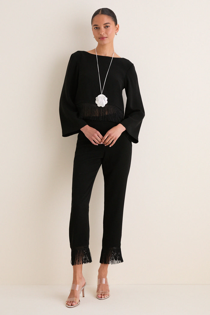 Black Bianca Blouse