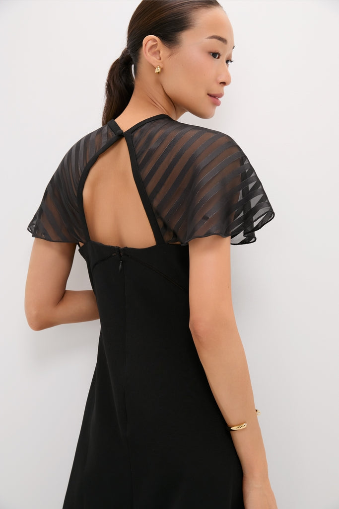 Black Crepe Annelise Dress