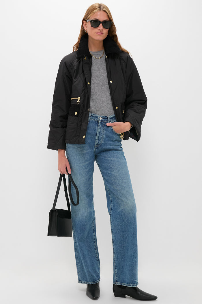 Black Martha Quilted Jacket