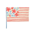 Bloom And Stripes Wood Shape