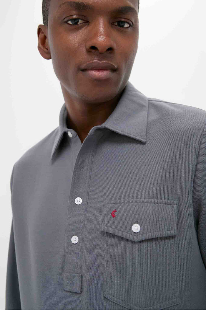 Blue Steel Long Sleeve Players Shirt