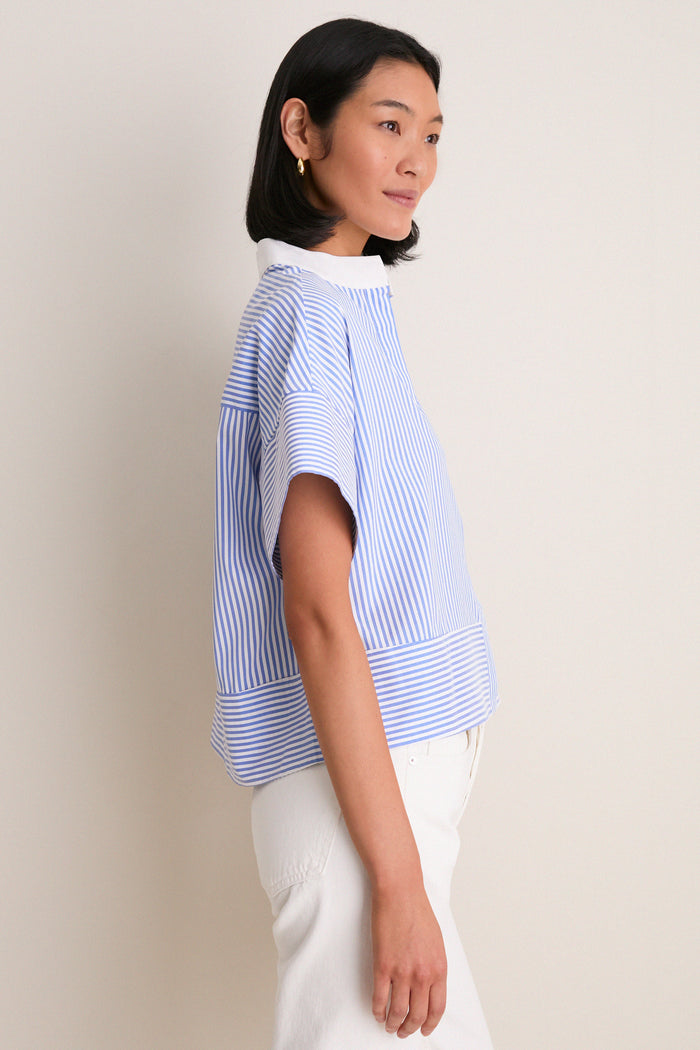 Blue Stripe Sofia Shirt