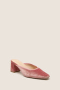 Blush Velvet Tilda Mules