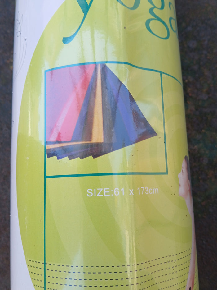Brand New Blue Yoga Mat w/ Carrier