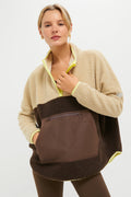 Brown Fleece Cady Quarter Zip