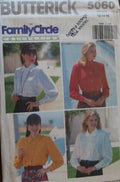 Butterick 5060, Misses Blouses, Uncut Sewing Pattern