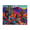 Cacti Colorful Landscape Puzzle - 1014 Pieces