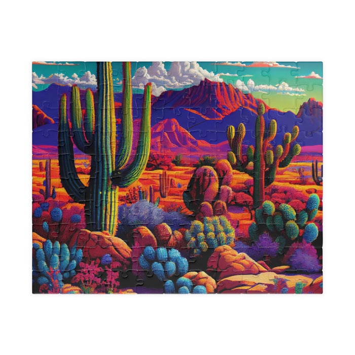 Cacti Colorful Landscape Puzzle - 1014 Pieces