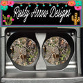 Camo with Deer Turkey and Duck Set of 2 Car Coasters - Car Coasters