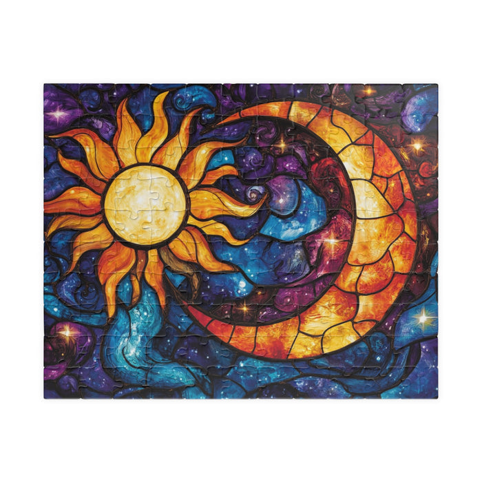 Celestial Harmony Intertwined Sun & Moon Puzzle - 1014 Pieces